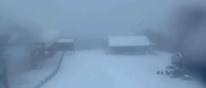 Arriva la prima neve in Sila, sollievo per gli operatori turistici