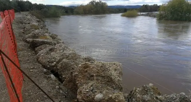 Maltempo, a Corigliano-Rossano il Crati torna a far paura