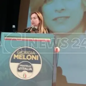 Elezioni, Giorgia Meloni a Cosenza: «Lavoro e legalità per rilanciare la Calabria»