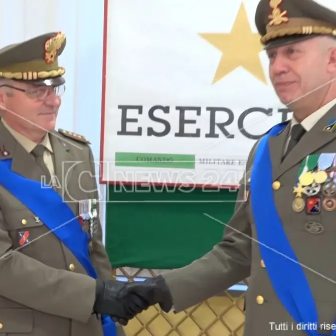 Cambio al vertice del Comando militare Esercito Calabria, arriva Frisone