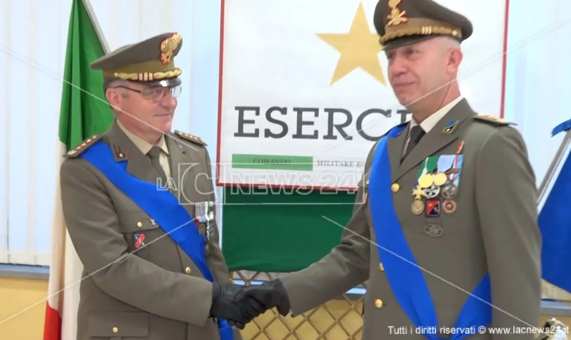 Cambio al vertice del Comando militare Esercito Calabria, arriva Frisone