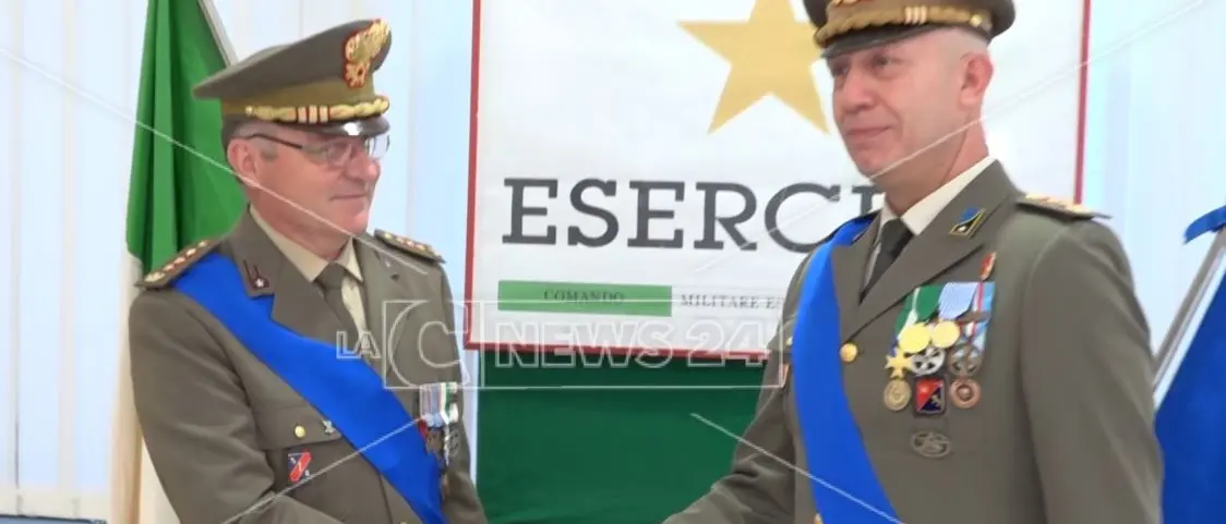 Cambio al vertice del Comando militare Esercito Calabria, arriva Frisone