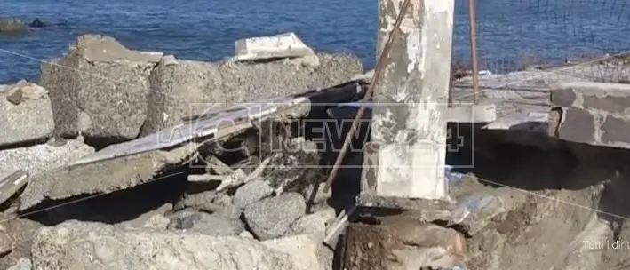 Maltempo, la conta dei danni a Pizzo e Vibo dopo le mareggiate tra paura e speranza