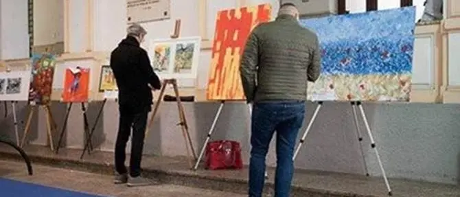 Un tuffo nell'arte a Reggio con la mostra nella galleria di palazzo San Giorgio