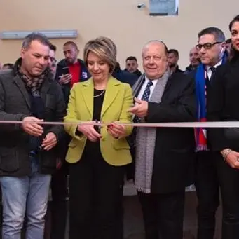 Una nuova casa per la Vibonese, il presidente Caffo inaugura i locali