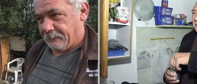 Il Natale felice di Pietro: viveva in una baracca ma ora ha una casa e gli affetti di un tempo