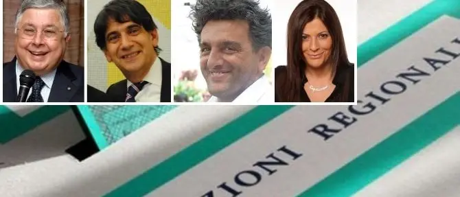 Regionali, sfida a quattro per la poltrona di presidente: liste e nomi dei candidati