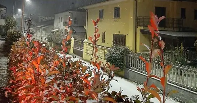 La neve imbianca la Calabria, fiocchi anche a bassa quota