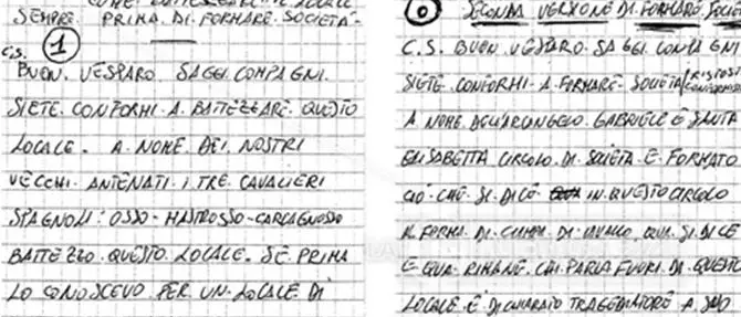 Rinascita Scott, i pizzini con riti di affiliazione alla ‘ndrangheta trovati dai carabinieri