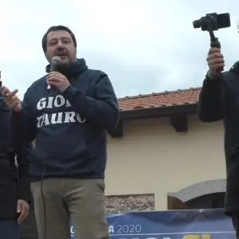 Salvini a Gioia Tauro: «La Lega è pronta a governare la Calabria»