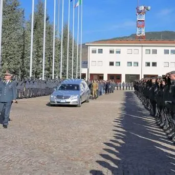 Ciao Luca, il saluto dei colleghi al finanziere morto in un incidente di caccia