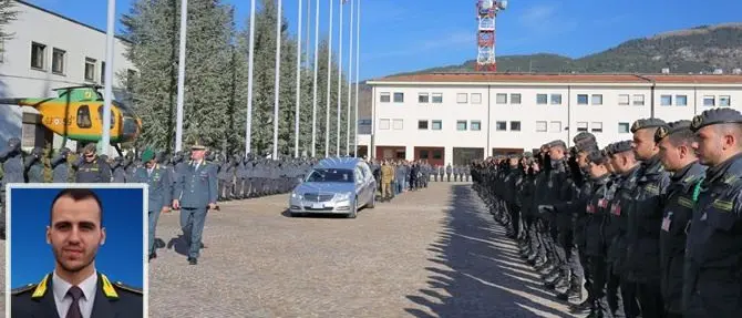 Ciao Luca, il saluto dei colleghi al finanziere morto in un incidente di caccia