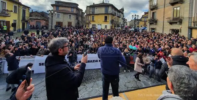 Regionali, Salvini in Calabria: «Vinceremo con un distacco di 20 punti»