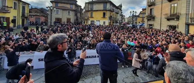 Regionali, Salvini in Calabria: «Vinceremo con un distacco di 20 punti»