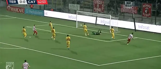 Serie C, il Catanzaro sconfitto a Teramo