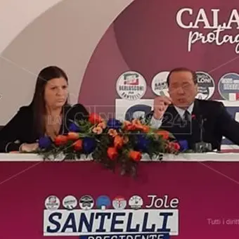 Berlusconi a Lamezia: «Con Jole Santelli per rilanciare la Calabria»