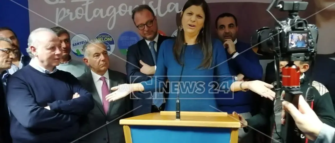 Giorgio Mulè spinge la corsa di Jole Santelli: «Con lei la Calabria metterà le ali»