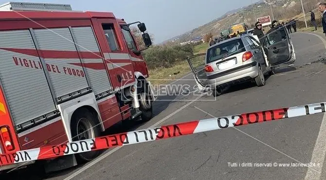 Incidente a Rende, carambola di auto: quattro veicoli coinvolti