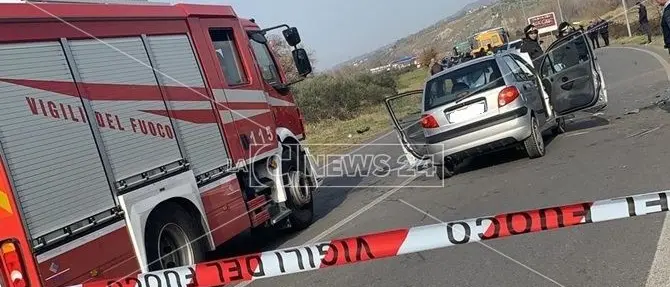 Incidente a Rende, carambola di auto: quattro veicoli coinvolti