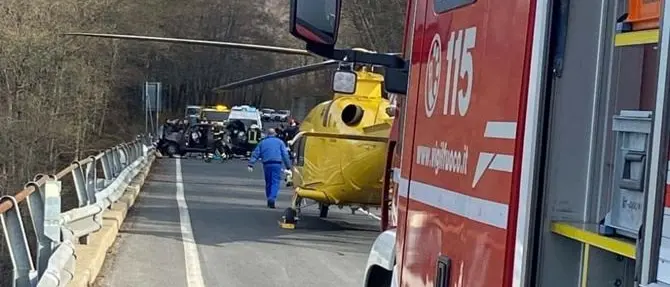 Incidente sulla statale 107 nel Cosentino, interviene l’elisoccorso