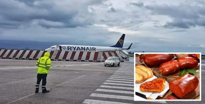 «Butta la ‘nduja, non può volare»: la storia di un triste addio in aeroporto