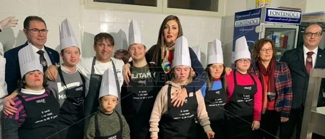 A cena dagli Chef del cuore, la cucina stellata dei ragazzi con sindrome di down