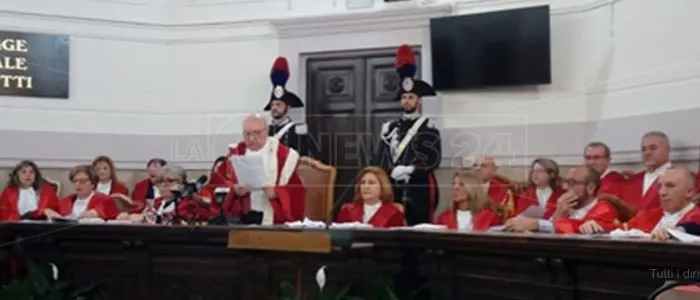 Anno giudiziario a Catanzaro, Introcaso: «Comunità giudiziaria ferita ma serena»
