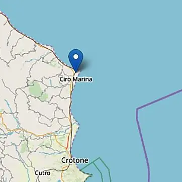 Terremoto nel Crotonese, 8 scosse nelle ultime ore. Trema anche Cirò