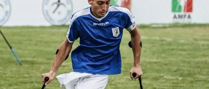Il capitano della Nazionale calcio amputati al Sabato del Villaggio