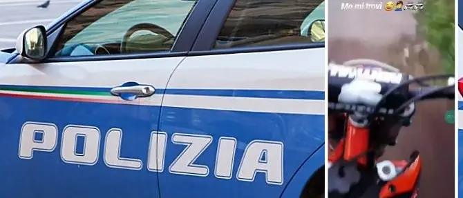 Cittanova, in moto sfuggono alla polizia: beccati grazie ad un video Instagram