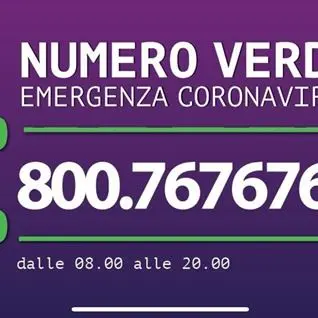 Coronavirus, dalla Regione Calabria un'ordinanza e un numero verde dedicato