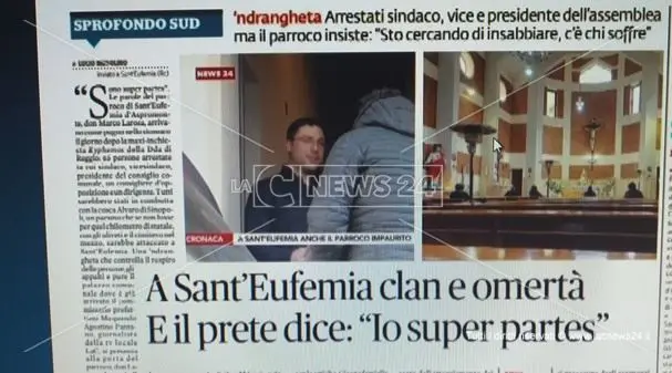 Il prete “super partes” che non parla di mafia accusa LaC ma il video lo smentisce