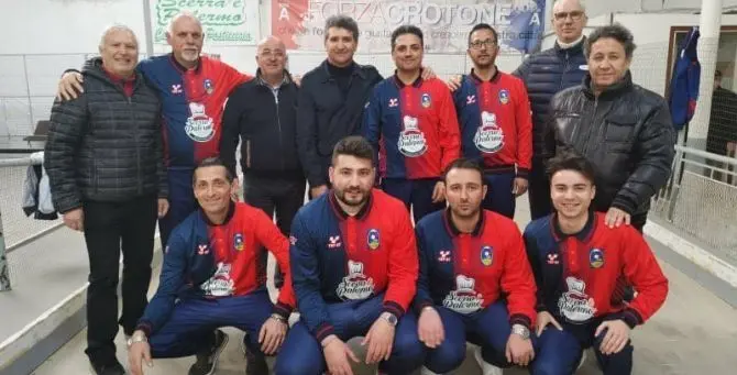 Bocce, la Città di Crotone campione regionale nella prima categoria