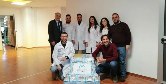 Dall'Unical a Codogno 40 chili di gel disinfettante contro il Covid-19