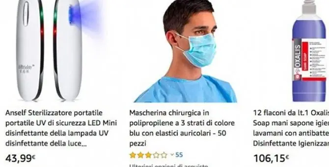 \"Coronavirus shop\", anche in Calabria la truffa che sfrutta la psicosi