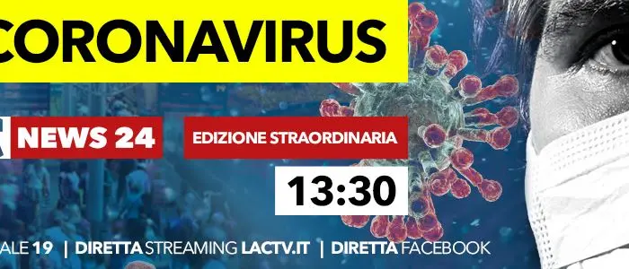 Il punto sul coronavirus in Calabria nell'edizione straordinaria del Tg su LaC Tv
