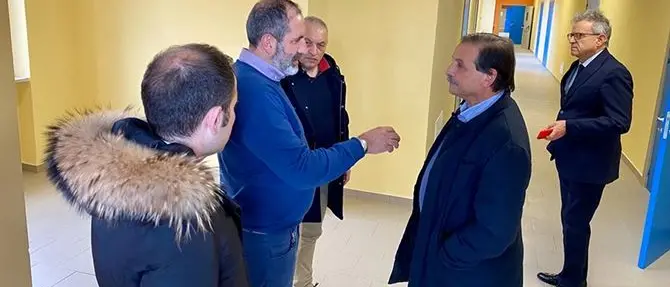 Emergenza coronavirus, sopralluogo all'ospedale di Mormanno