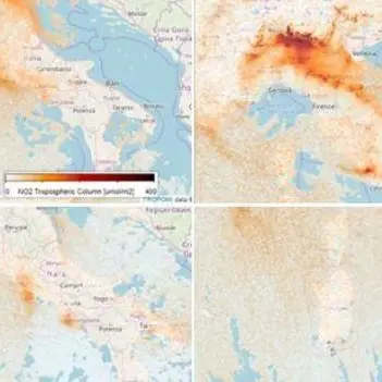 Effetto coronavirus contro effetto serra: in un mese calato lo smog