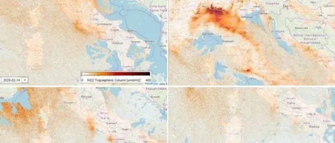 Effetto coronavirus contro effetto serra: in un mese calato lo smog