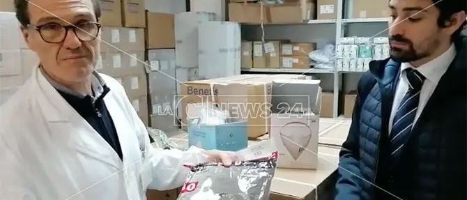 Acquistati dispositivi di protezione per l’ospedale Pugliese grazie alla generosità dei cittadini