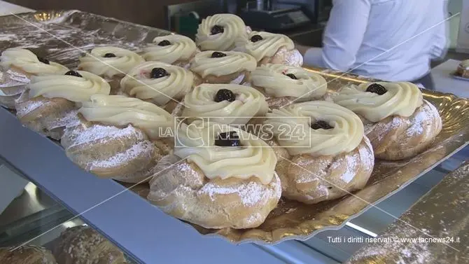 Cosenza, zeppole consegnate gratis a casa nel giorno di San Giuseppe