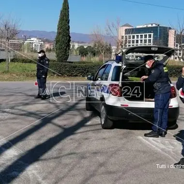 Cosenza, controlli anche della polizia provinciale sulle uscite senza motivo