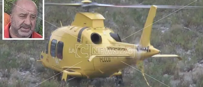 Bimbo prematuro nasce in elicottero: trasferito all'ospedale di Cosenza