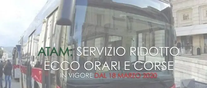 Bus a Reggio Calabria, Atam: «Servizio ridotto». Ecco orari e corse