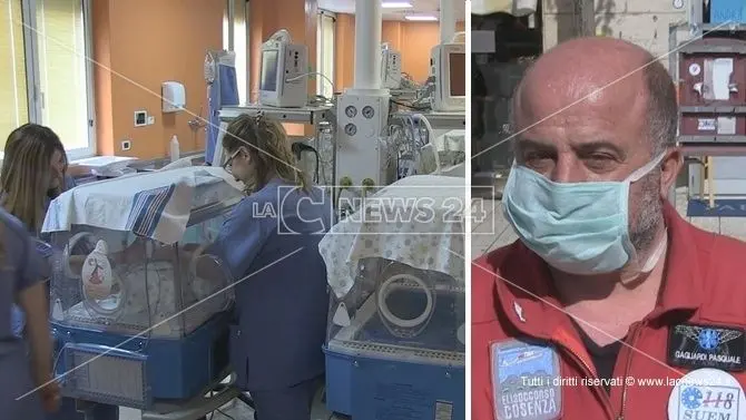 Il miracolo della vita in elisoccorso: «Così ho fatto nascere il piccolo Giovanni»