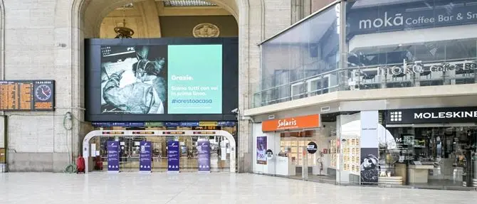 Coronavirus, al via la campagna outdoor “Siamo tutti in prima linea”