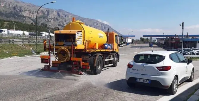 Autostrada del Mediterraneo, al via la sanificazione nel Cosentino