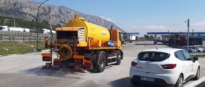 Autostrada del Mediterraneo, al via la sanificazione nel Cosentino
