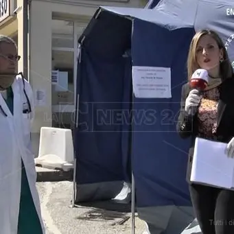 Emergenza coronavirus, ecco come si è attrezzato l'ospedale di Soverato