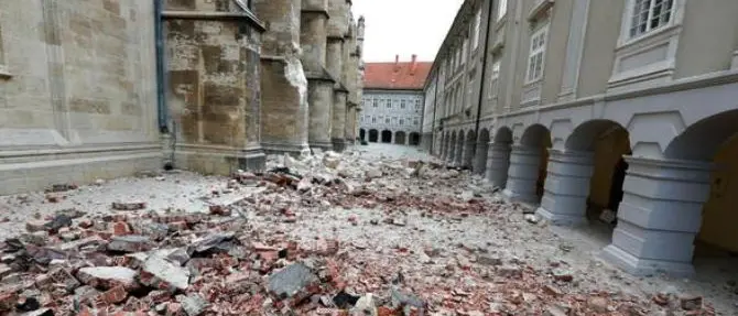 Terremoto in Croazia, decine di feriti e crolli a Zagabria